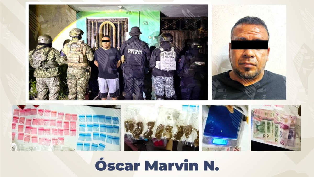 Aseguran presunto punto de venta de droga en Izúcar, Puebla | Especial