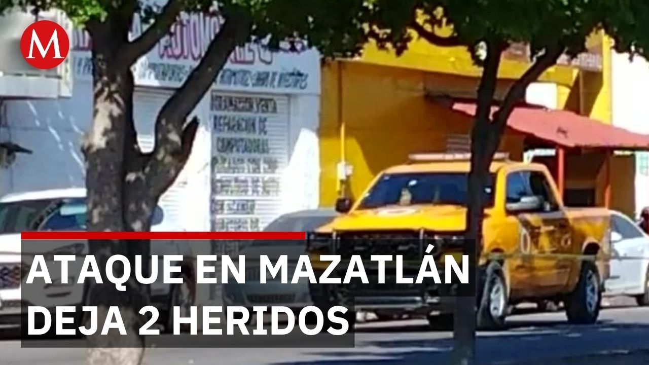 Ataque en Mazatlán contra funcionario de Protección Civil deja 2 heridos