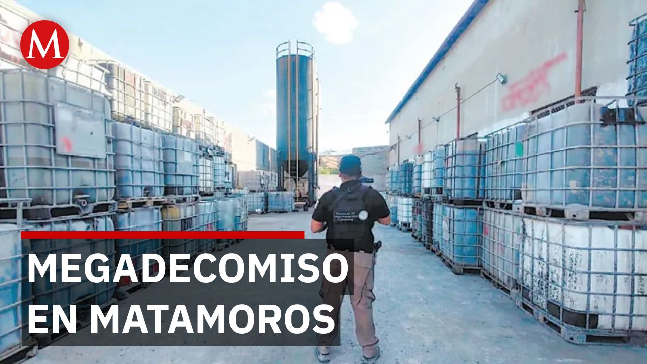 Cateo en Matamoros permite asegurar 164 mil litros de hidrocarburo y equipo para trasvase