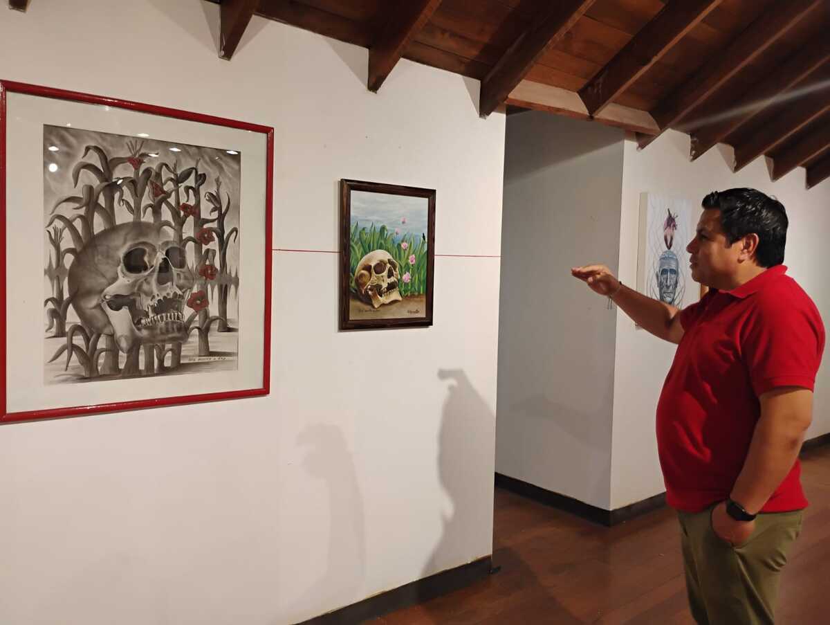 Esteban Cervantes llevará su trayectoria pictórica al Museo de la Revolución. | Lilia Ovalle