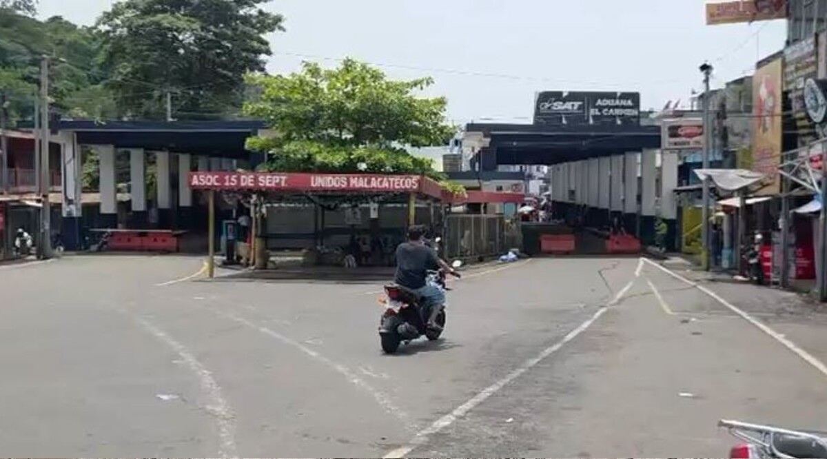 Frontera México-Guatemala. | Foto: Captura de pantalla