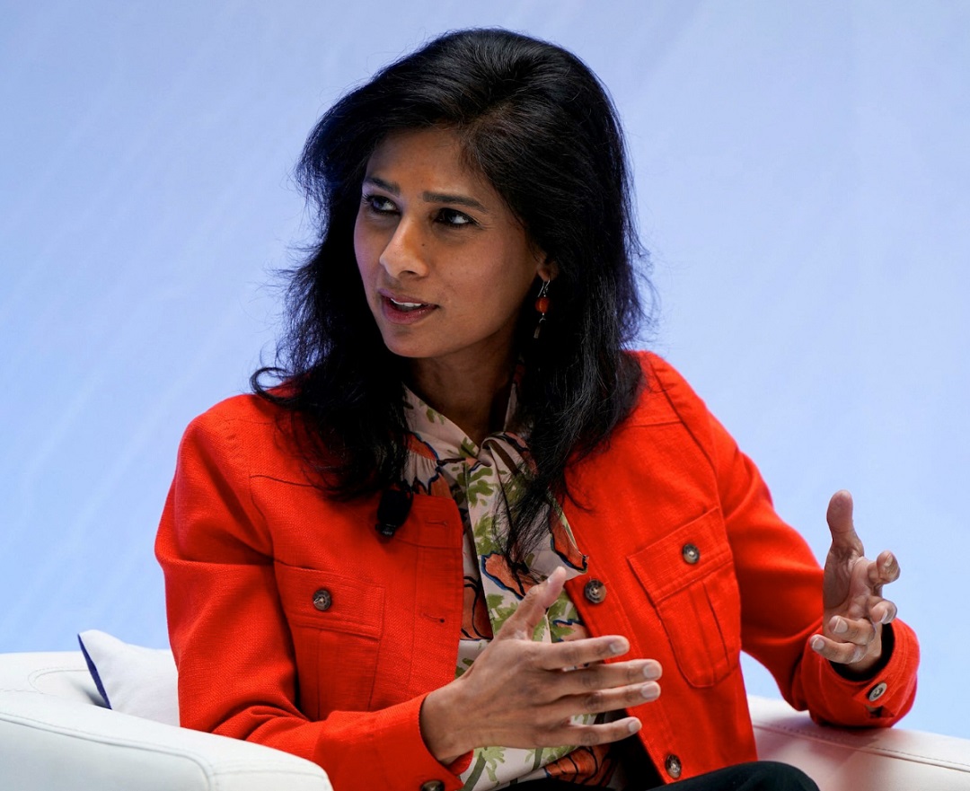 Gita Gopinath, primera subdirectora gerente del FMI. Reuters.
