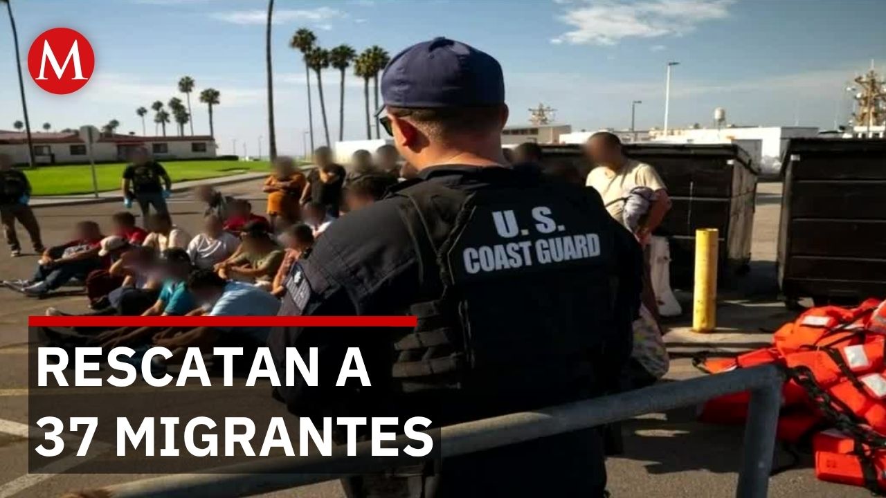 Guardia costera rescata 37 migrantes a 100 millas de costa de California