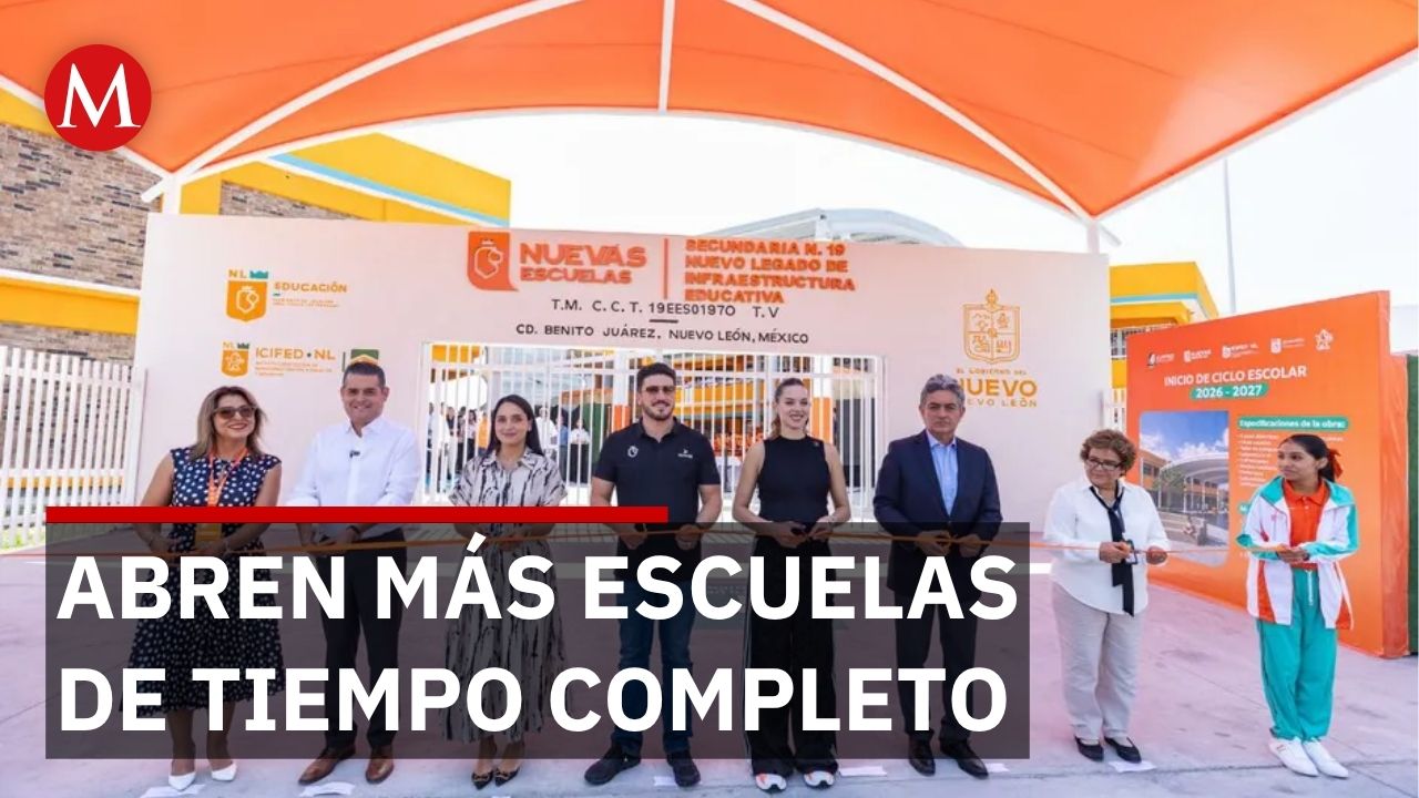 Invierten millones para escuelas de tiempo completo en Nuevo León; 200 mil estudiantes confirmados