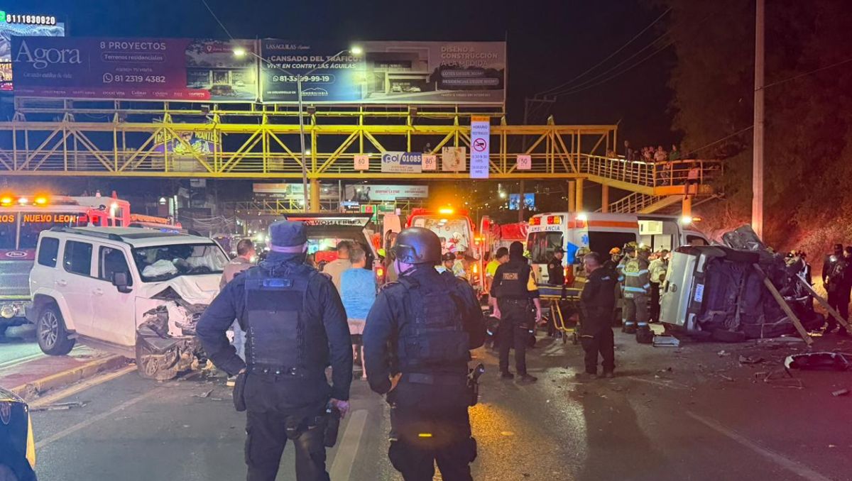 El percance causó el cierre de los tres carriles de circulación de Garza Sada en dirección de sur a norte. | Mayte Villasana
