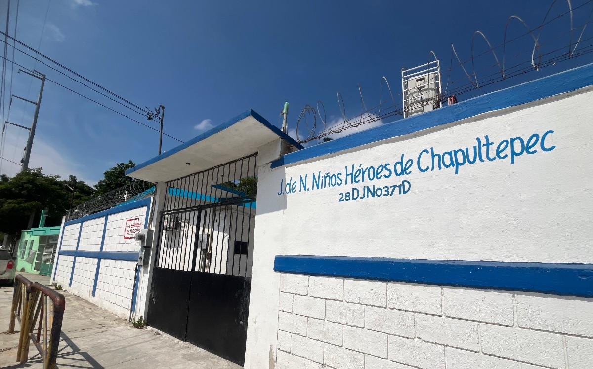 Roban escuela de Tampico. | Yazmín S.
