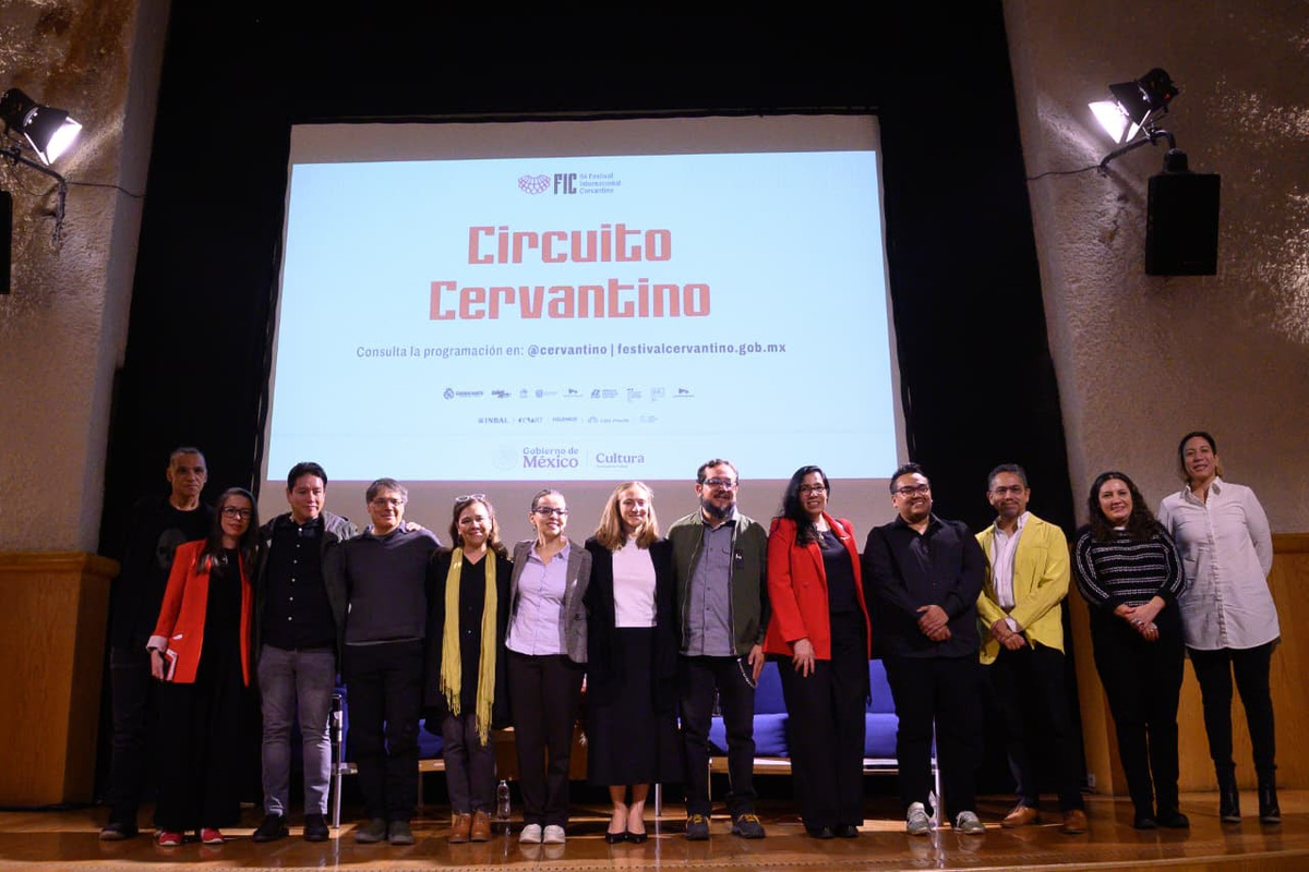 Rueda de prensa en la que se dio a conocer la programación y sedes del Circuito Cervantino. (Foto: Gabriel Morales)