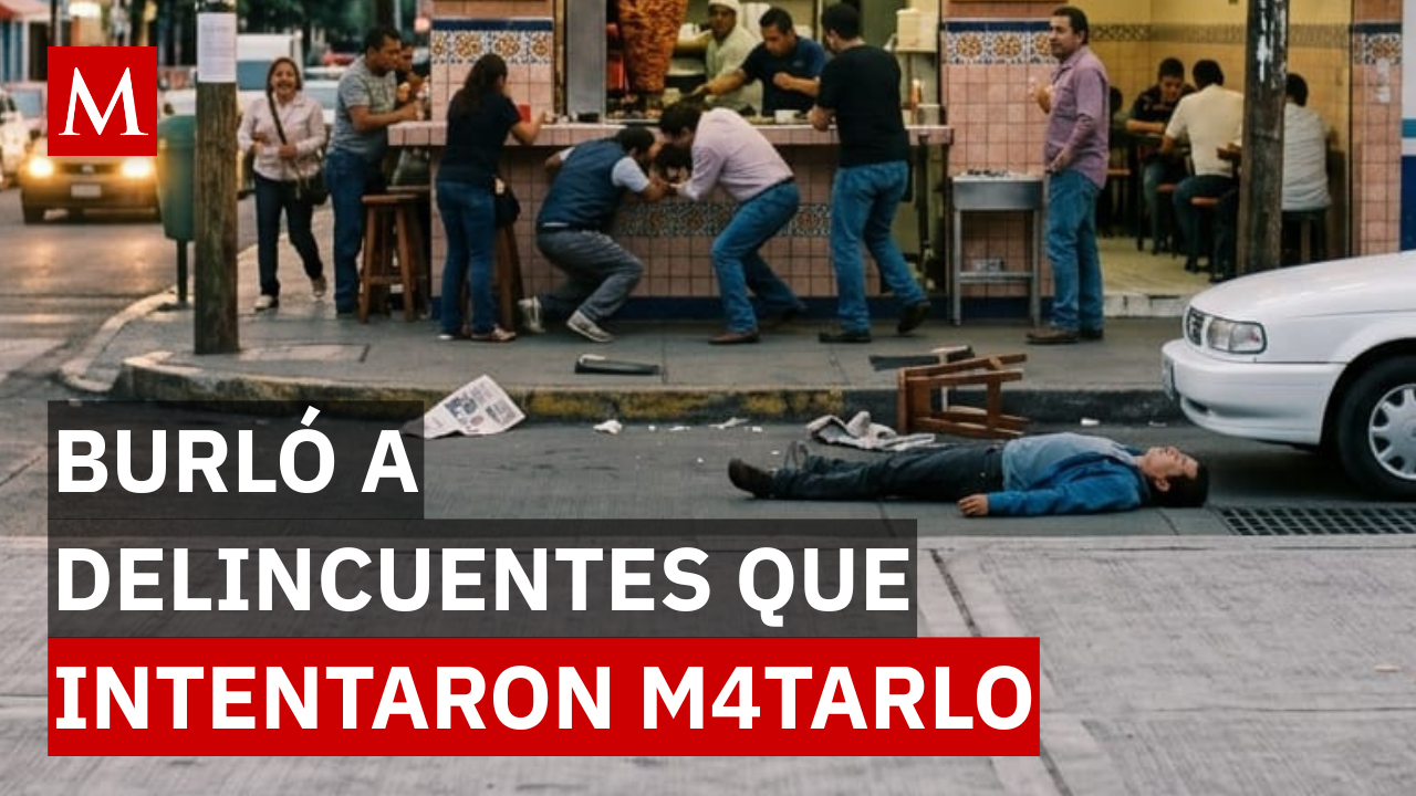 ¡Sobrevivió de milagro! Hombre se hace pasar por muerto durante ataque armado en taquería