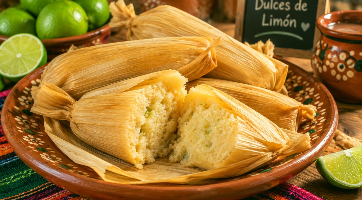 Tamales dulces de limón: ingredientes. | IA