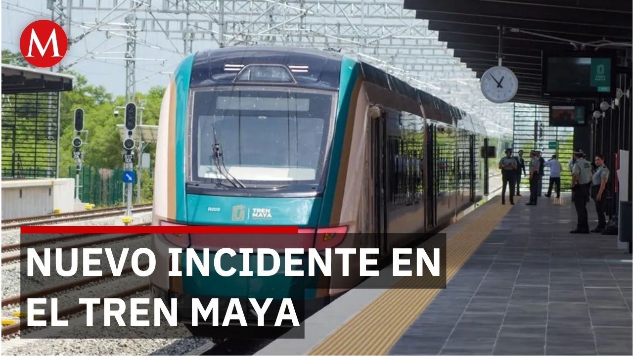 Tren Maya sufre nuevo incidente con 123 pasajeros a bordo en ruta Cancún-Palenque