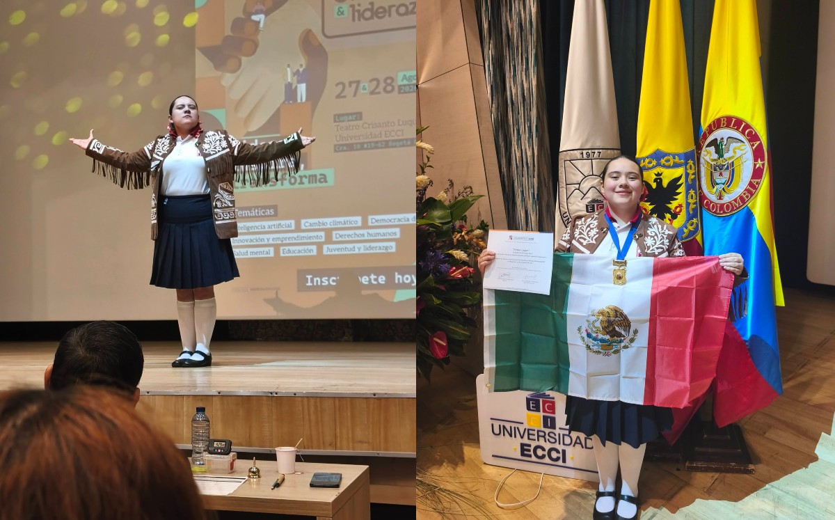 Vaania Ocejo se coronó como bicampeona en el concurso de oratoria en Colombia. | Facebook: Vaania Ocejo