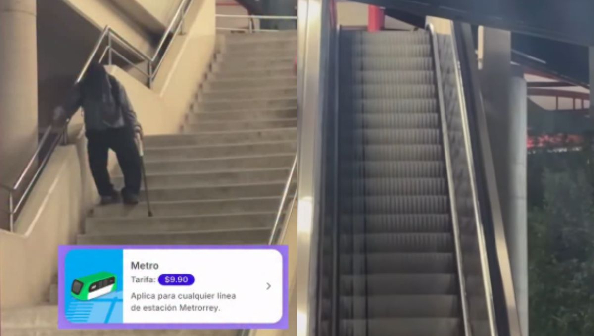 El video del adulto mayor causó indignación en redes sociales. | Especial
