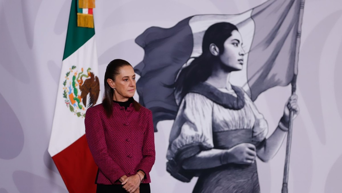 Conferencia de la presidenta Claudia Sheinbaum en Palacio Nacional. | Foto: Ariana Pérez