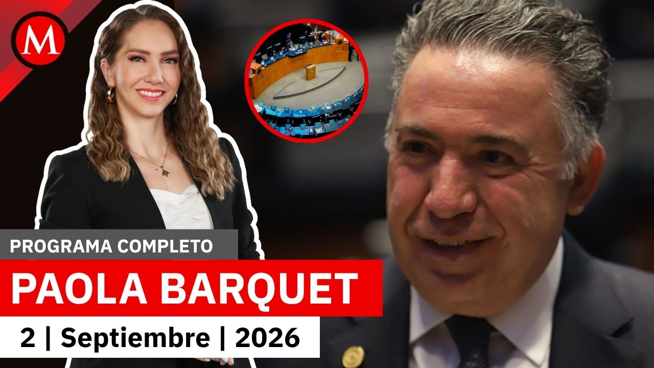 Enrique Inzunza regresó a su curul del Senado | Paola Barquet, 2 de septiembre de 2026