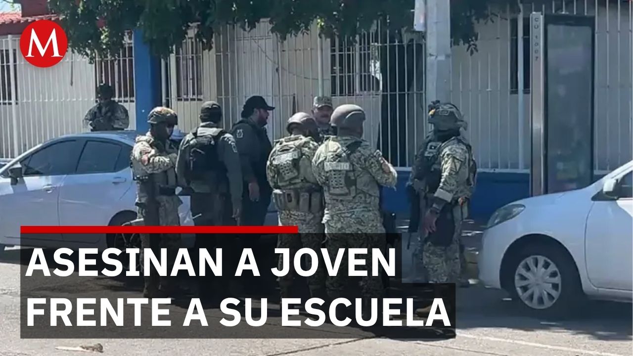 Estudiante de 17 años asesinado a balazos frente a universidad en Culiacán