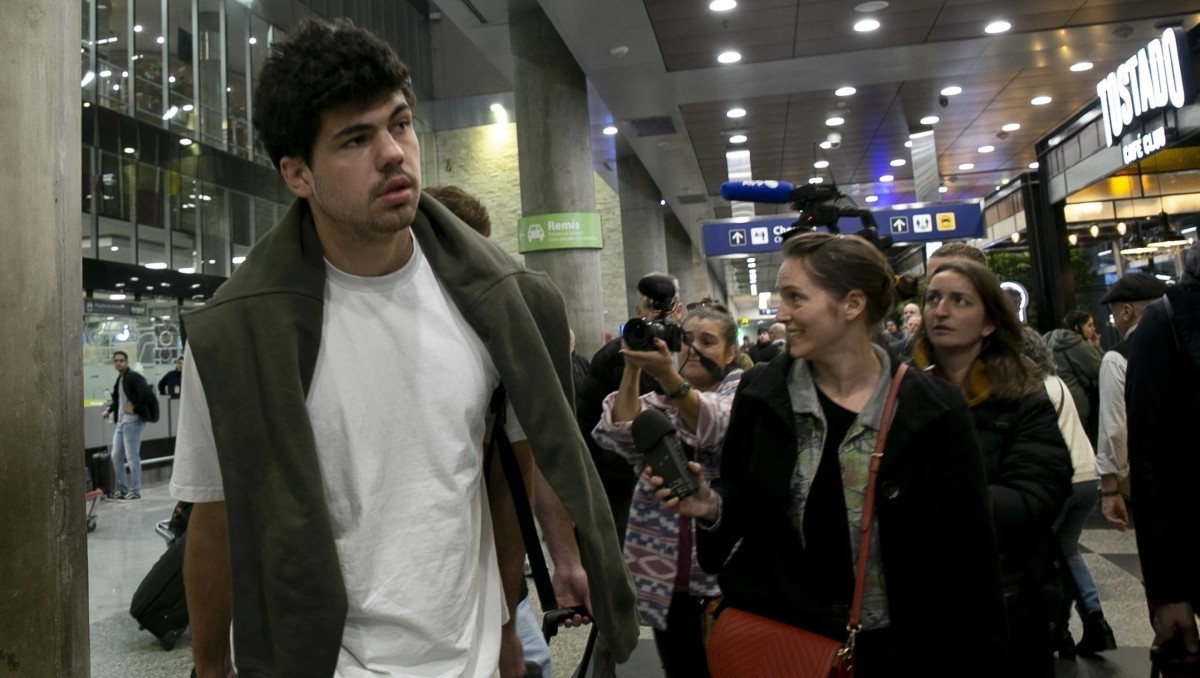 Hugo Auradou, uno de los rugbiers acusados por abuso sexual en Argentina (AP)