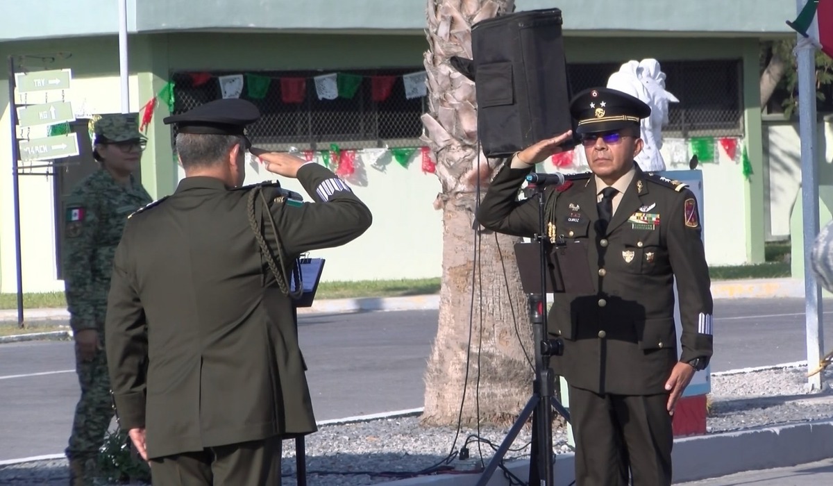 Juan Carlos Quiroz Muñoz rindió protesta como nuevo comandante de la Octava Zona Militar, con sede en Reynosa, Tamaulipas.