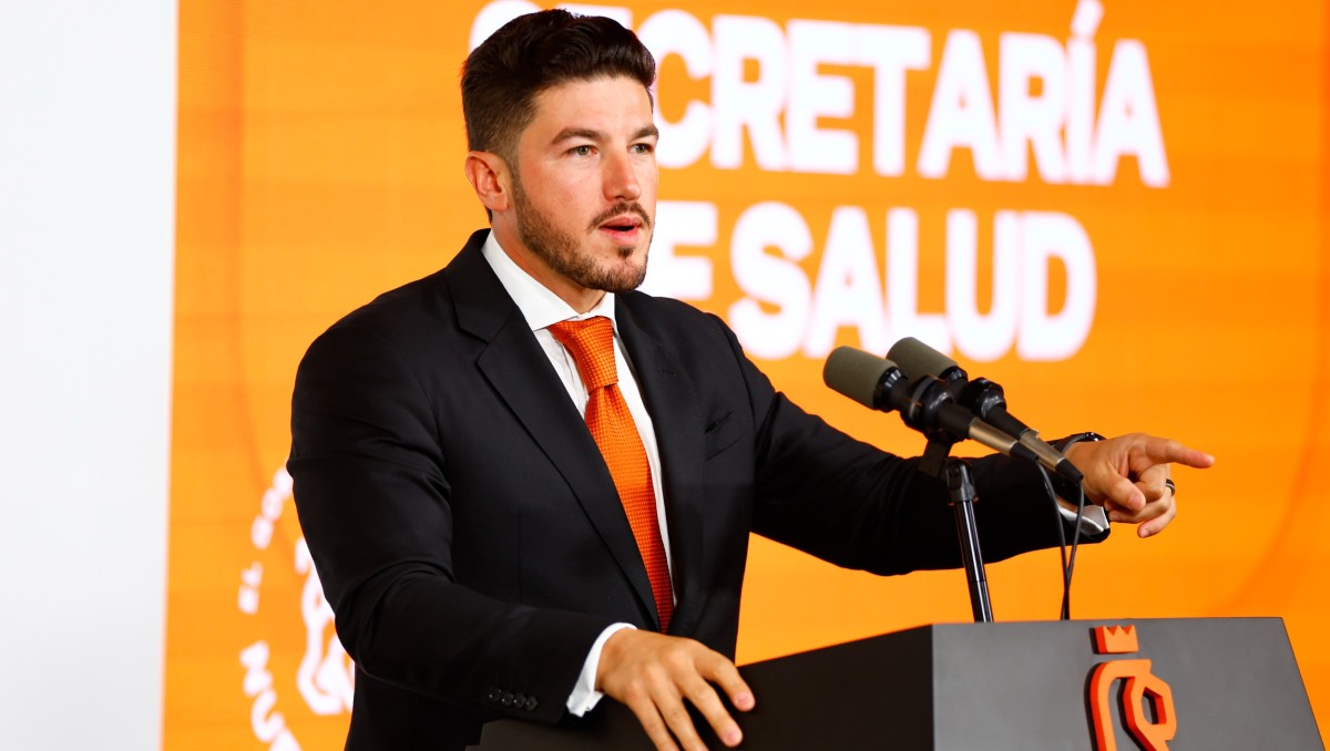 Samuel García, gobernador de Nuevo León en el 'NL Informa'. | Jorge López