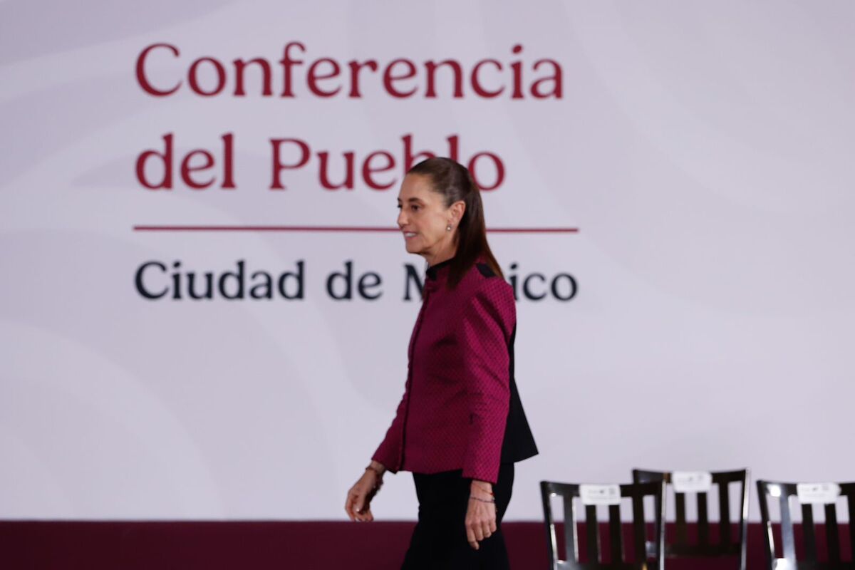 Sheinbaum anunció la visita de un grupo de K-pop a México. | Foto: Ariana Pérez