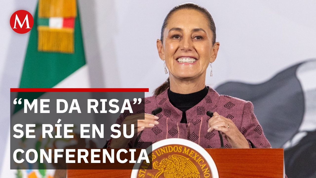 Sheinbaum responde entre risas a las versiones sobre una supuesta crisis de nervios