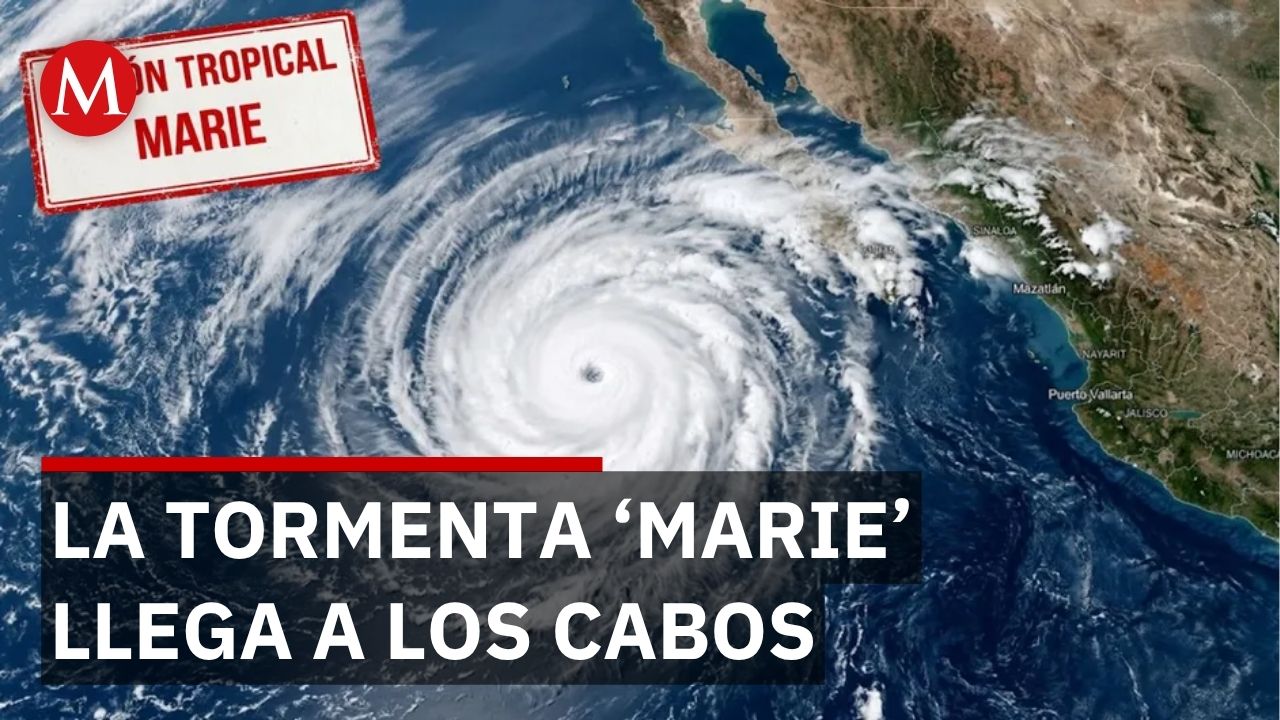 La tormenta 'Marie' genera socavones e inundaciones en Los Cabos; autoridades aún no abren refugios