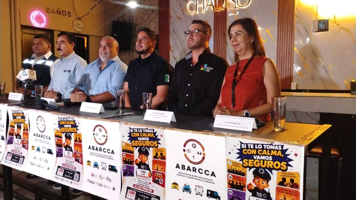 En Torreón, lanzan programa para prevenir riñas y accidentes por alcohol. | Foto: Eunice Muñoz.