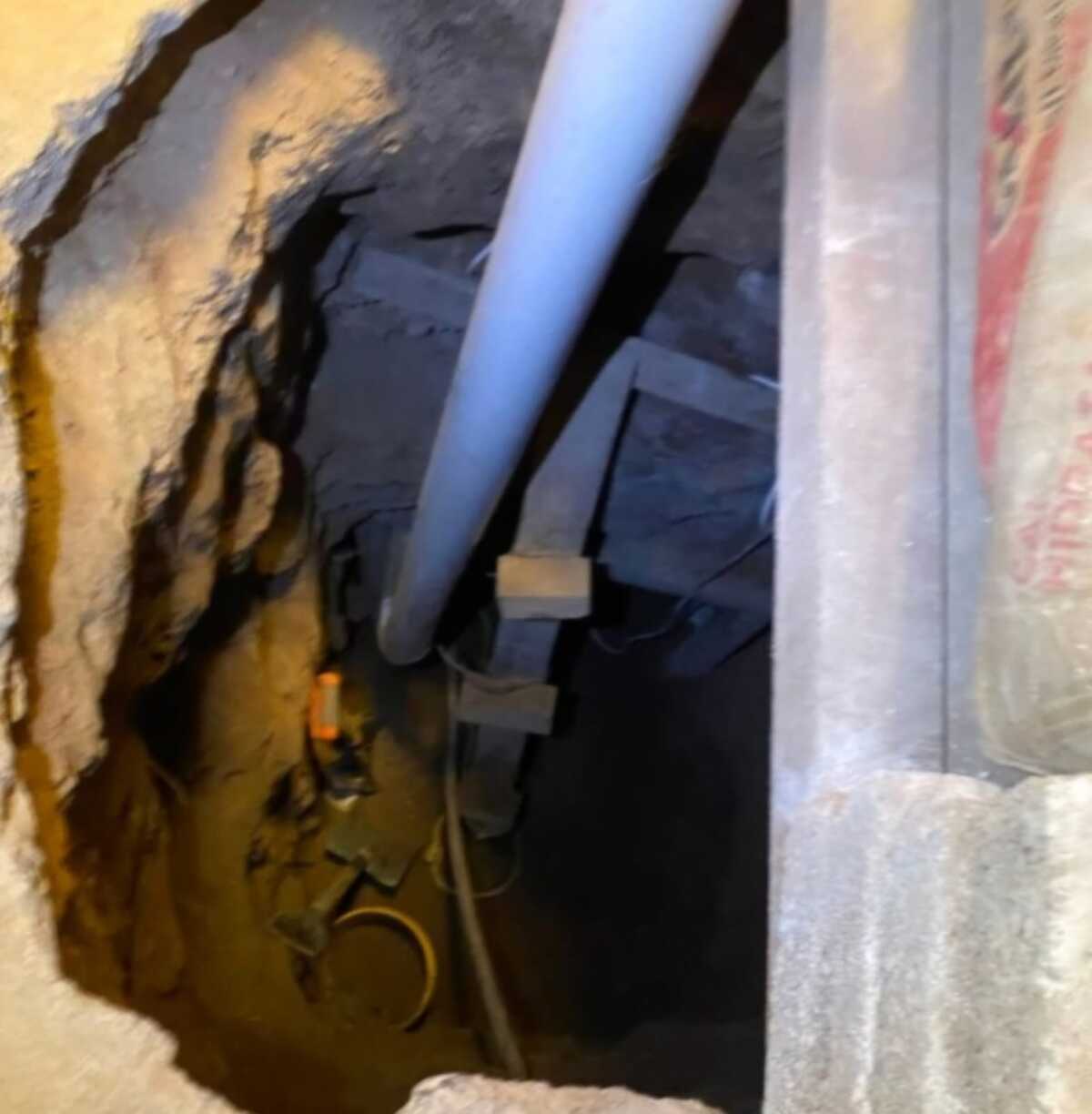 Túnel de huachicol hallado en Mineral de La Reforma. (SSPH)