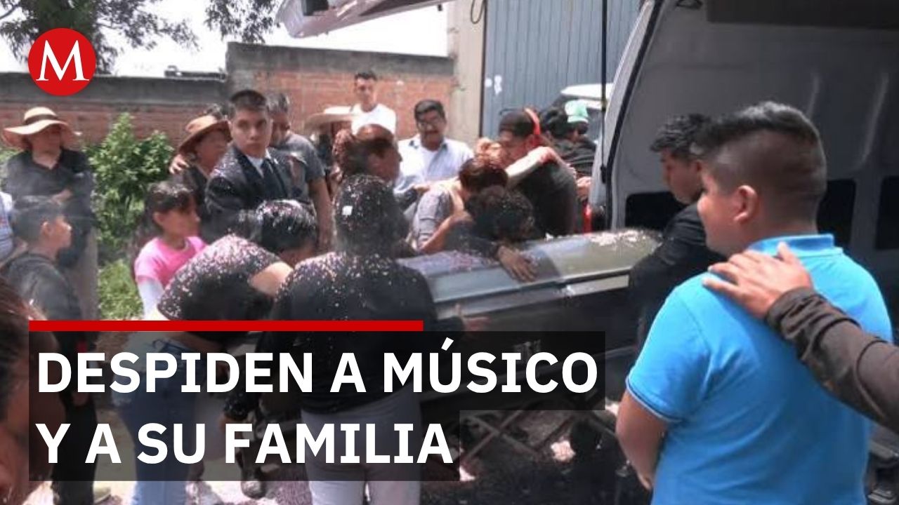 Velan a músico y a su familia tras multihomicidio en Edomex