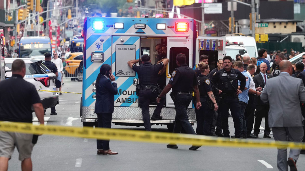 El ataque armado en Times Square dejó como saldo una persona sin vida | The New York Times