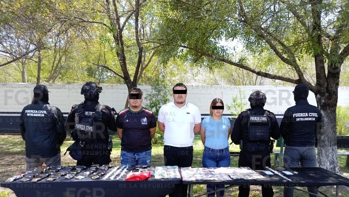 La captura de las tres personas se efectuó en calles de la colonia Villas de Casa Blanca. | Especial