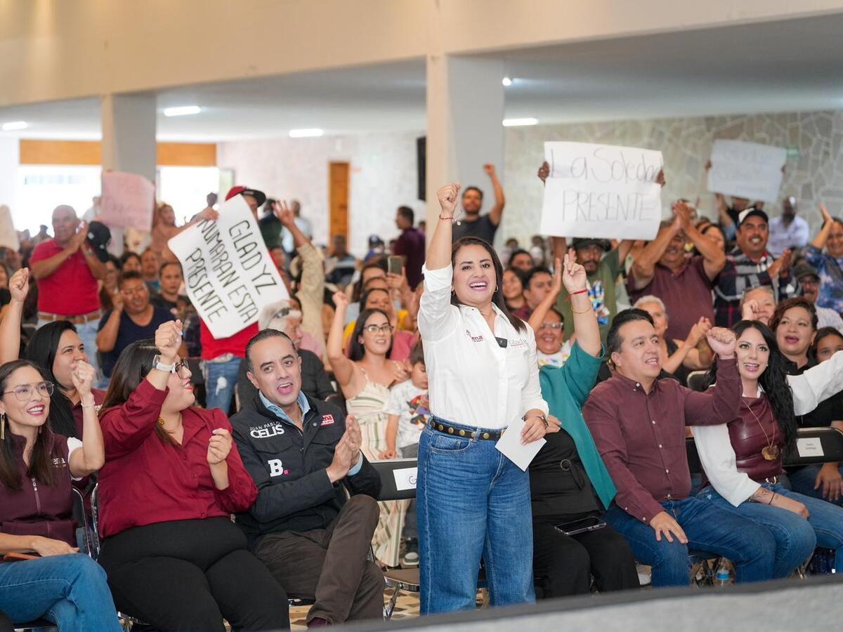 Gladyz Butanda presentó el balance de sus asambleas territoriales por más de 30 municipios de Michoacán.| Foto: Especial
