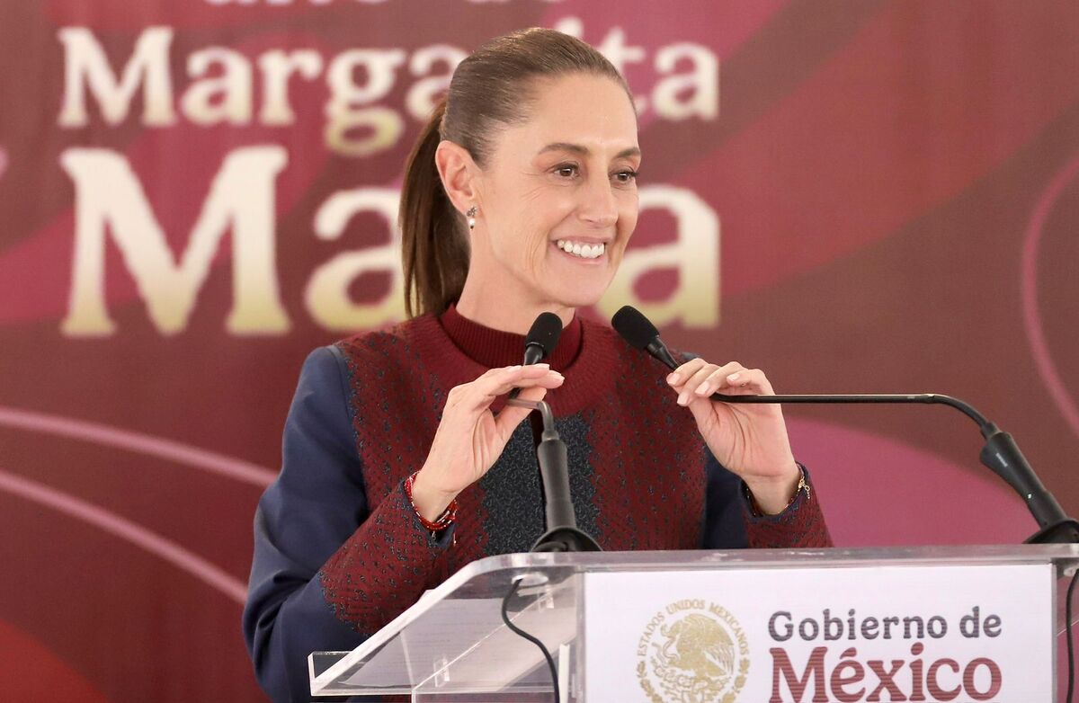 La Presidenta visitó Zacatecas como parte de su gira de rendición de cuentas. | Foto: Ariel Ojeda