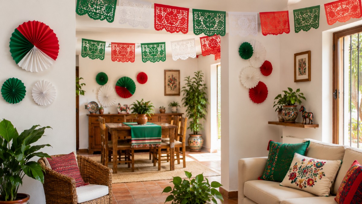 Tips para decorar fácil y rápido tu casa por Fiestas Patrias (IA)