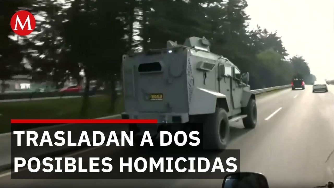 Trasladan a los presuntos homicidas de Jonathan Meléndez y su familia. Van al penal de Barrientos