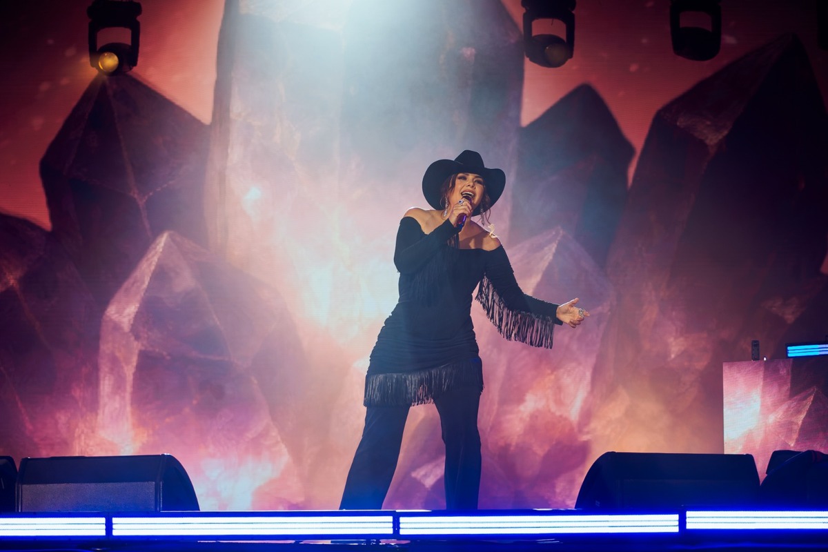 Yuridia vivió una exitosa noche en su debut en el Estadio GNP Seguros / Laura Villegas / OCESA
