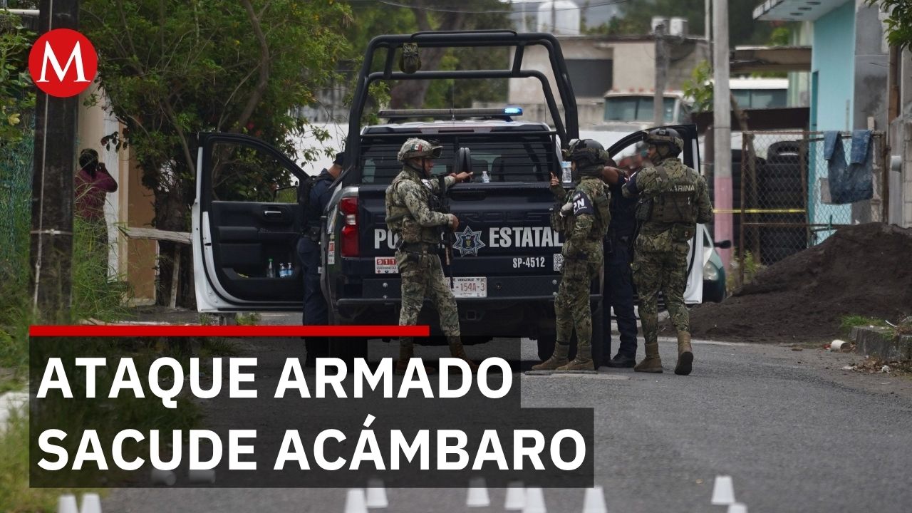 Acámbaro, Guanajuato: ataque armado deja dos muertos y tres heridos, incluido un menor de edad