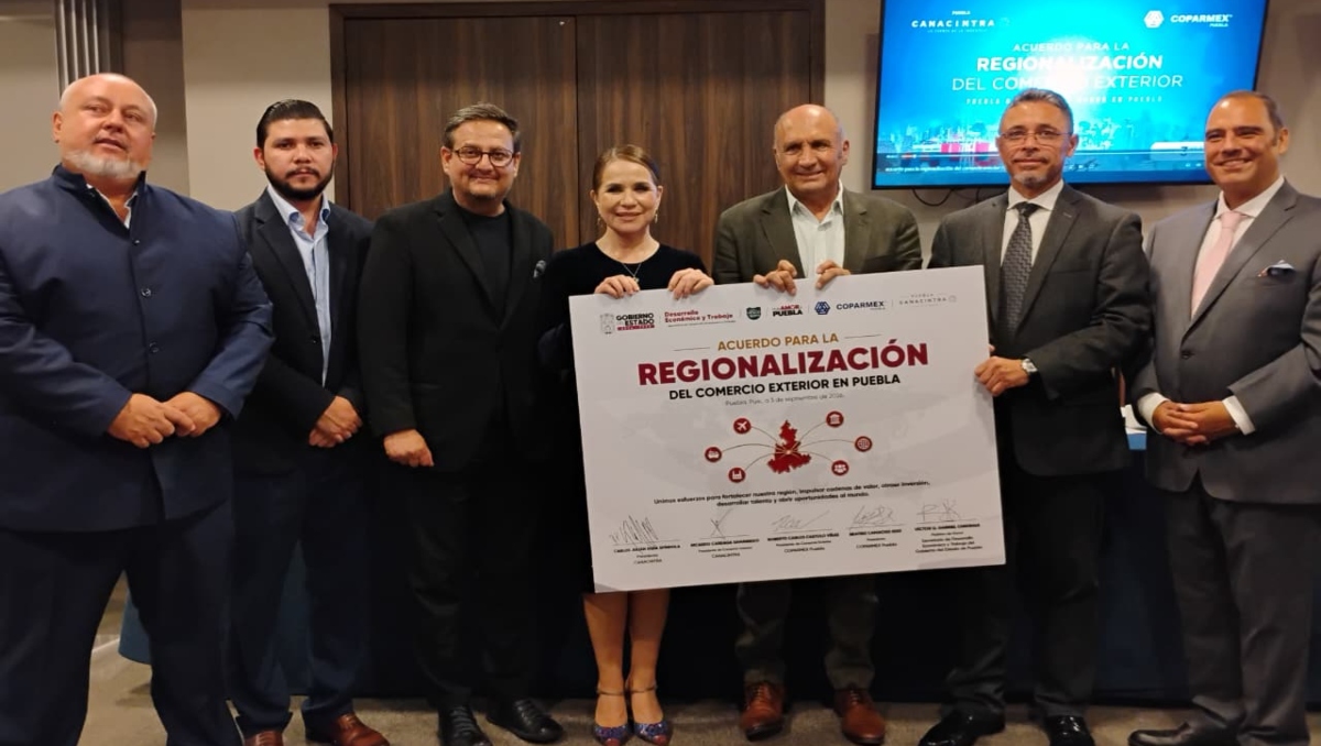 Acuerdan fortalecer comercio exterior para empresas de Puebla-Tlaxcala | Verónica López