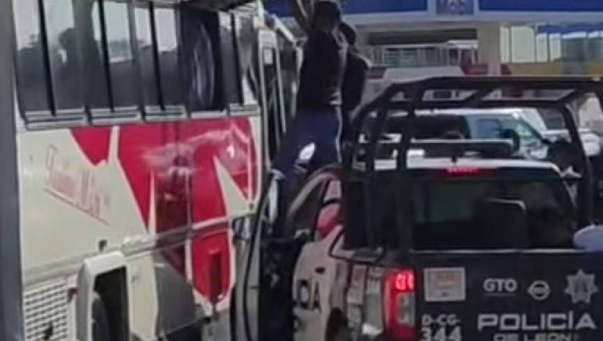 Se desplegó un operativo coordinado con la Policía Municipal para detener su marcha sobre el bulevar Morelos