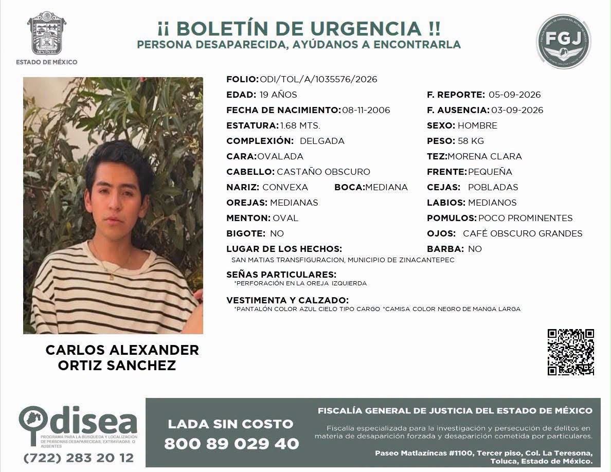 Encontraron a Carlos dos días después de que se reportara su desaparición. | Foto: Especial