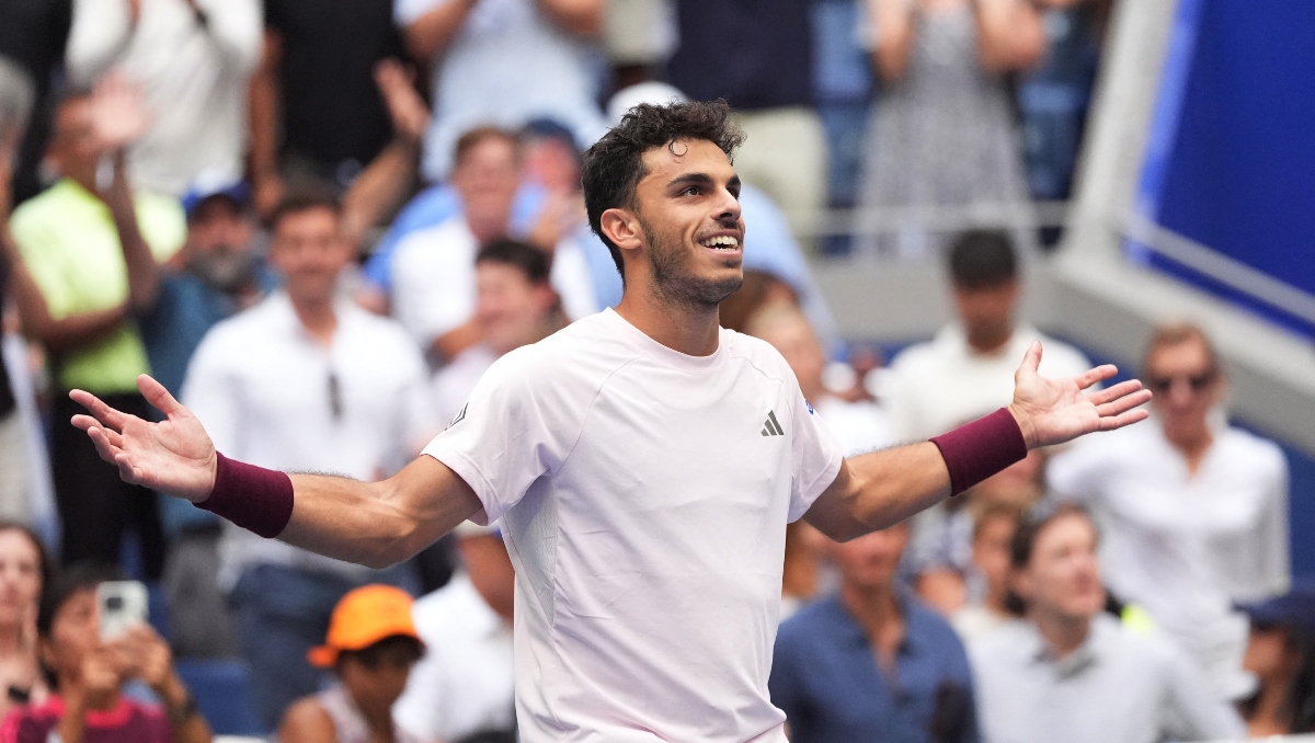 Francisco Cerúndolo remonta desventaja de dos sets y elimina a Taylor Fritz en el US Open (Reuters)