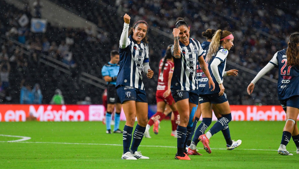 Rayadas le propina una goleada a Toluca y se mantiene en la pelea por el liderato en la Liga Femenil (Imago7)