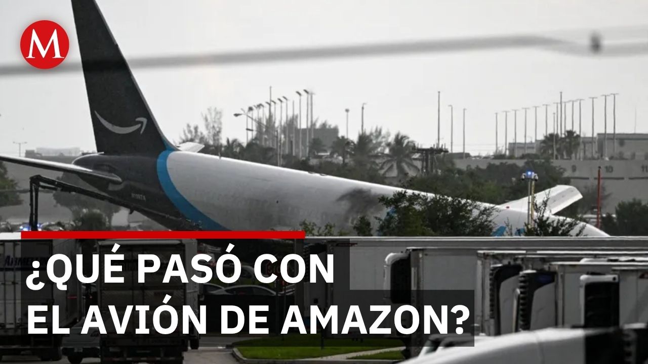 Accidente de carga Amazon causa caos en Miami con 84 vuelos desviados