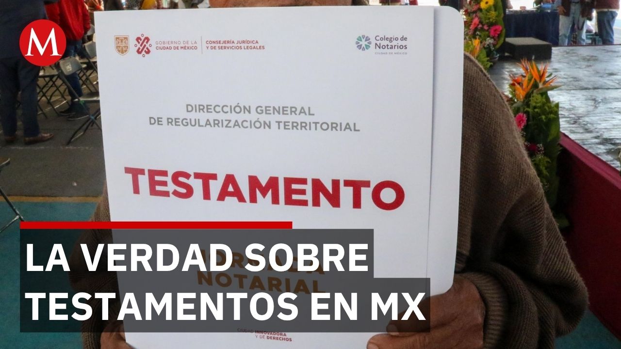 Apenas 8 de cada 100 mexicanos cuentan con testamento después de 23 años