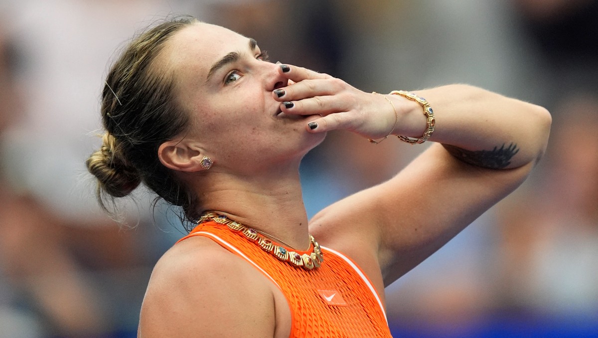 Aryna Sabalenka continúa con su defensa titular al clasificarse a Cuartos del US Open (Reuters)