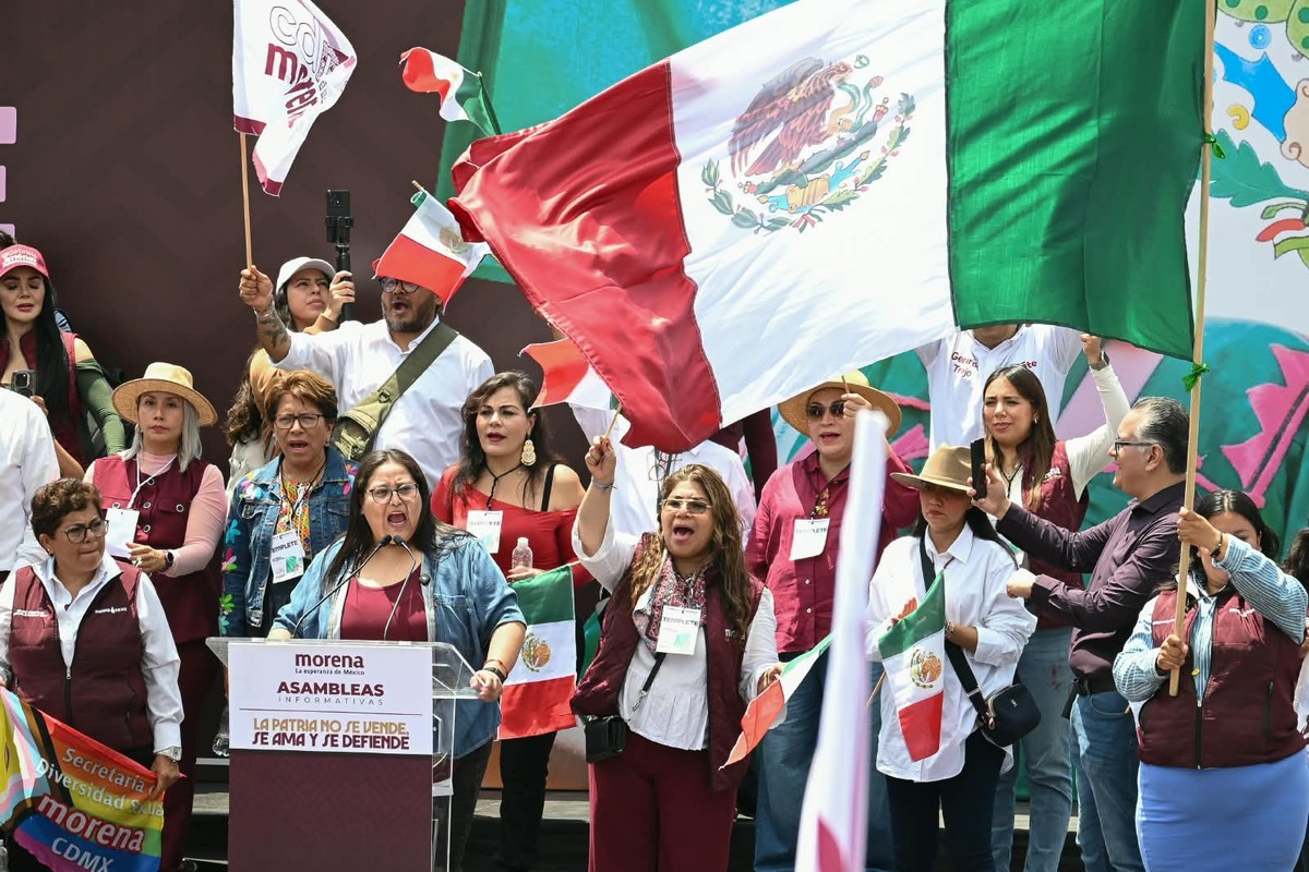 Citlalli Hernández aseguró que la oposición se encuentra disputando el segundo y tercer lugar para 2027. | Foto: Daniel Augusto