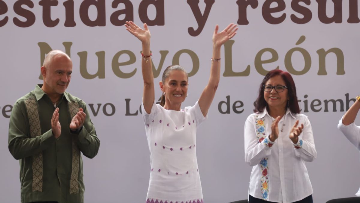 Claudia Sheinbaum expuso que la meta en la construcción de viviendas es de casi 80 mil en Nuevo León | Luis Guerra