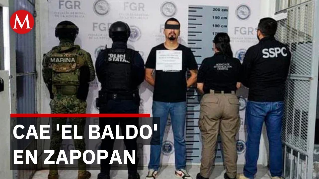 Detienen a ‘El Baldo’, clave en la estructura del CJNG en Zapopan, Colima y Cuauhtémoc