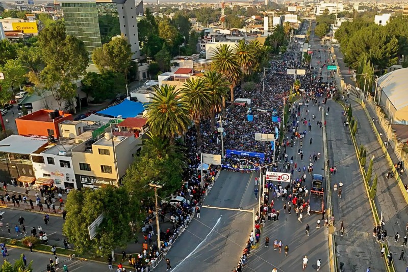 La edición 21 de la carrera universitaria recorrió siete kilómetros. (Cortesía UAEH)