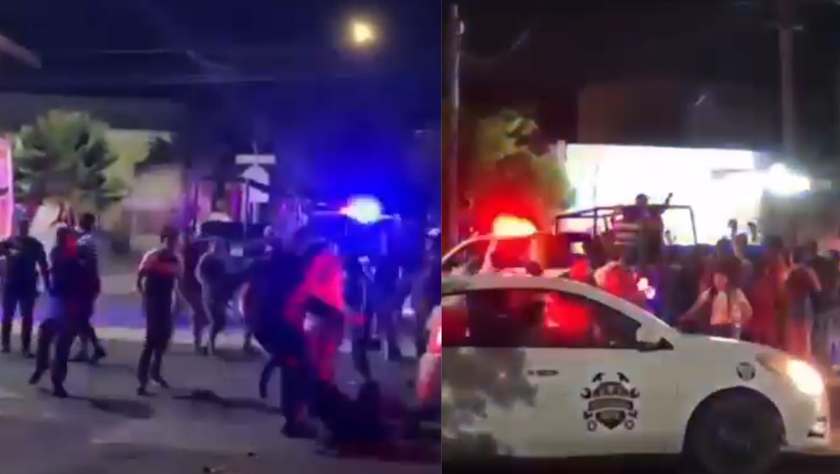 Elementos de la Policía de El Carmen fueron agredidos a golpes durante un operativo en la colonia El Rincón | Especial