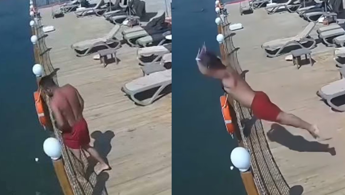 Hombre turco muere en un muelle. | ESPECIAL